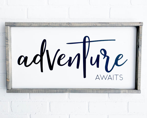 Adventure Awaits | 12x24