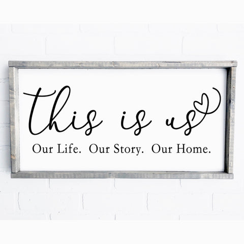 STOCK SALE This Is Us | 12x24
