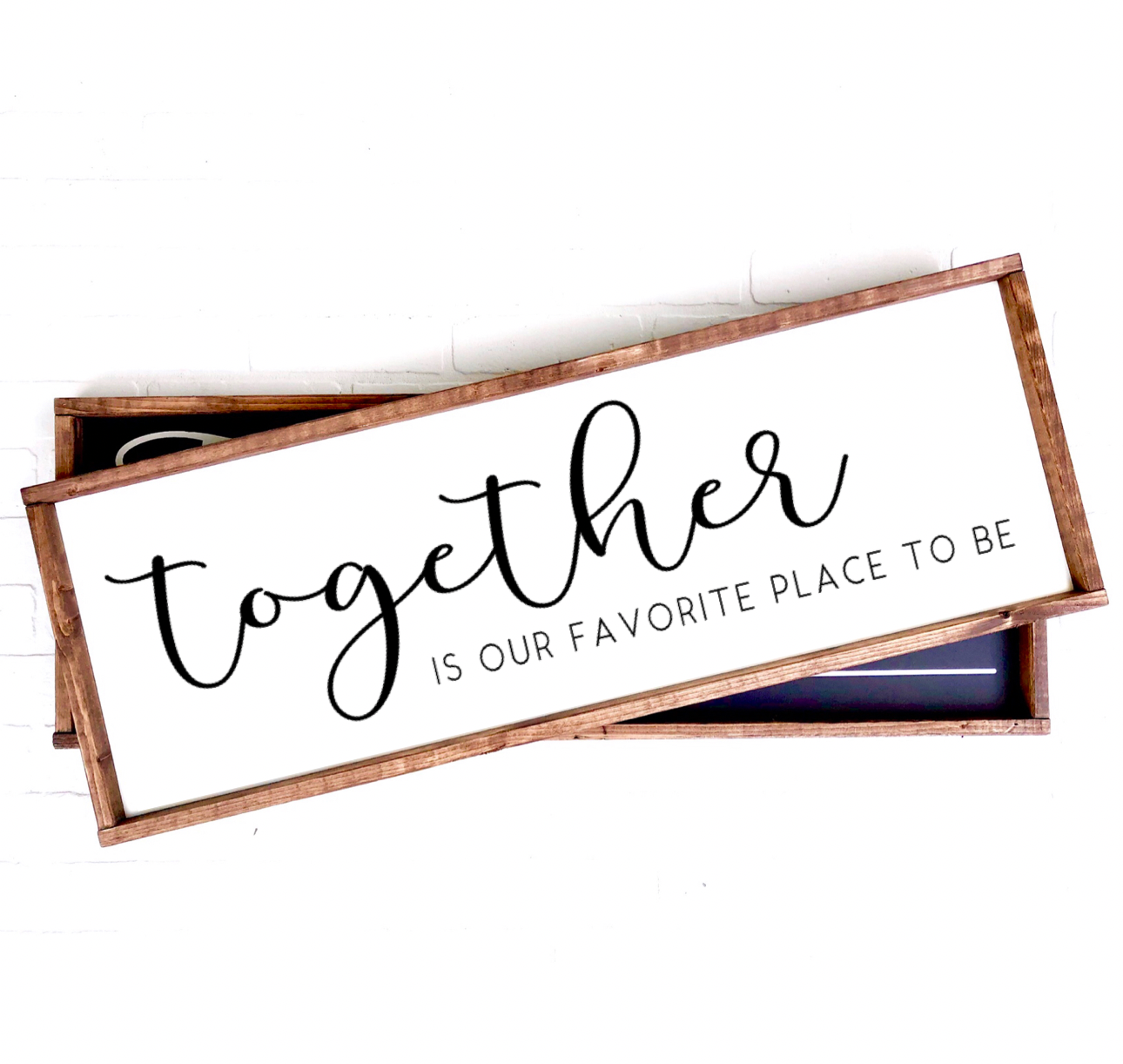 Together is Our Favorite Place to Be | 12x36 | 12x48