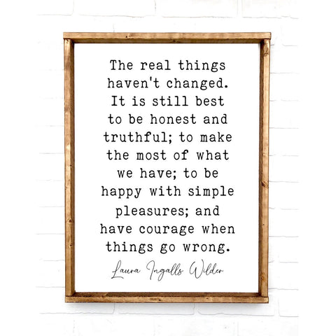 The Real Things | 12x18 | 18x24