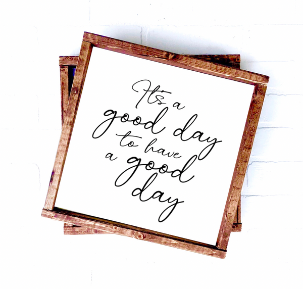 STOCK SALE Good Day | 12x12