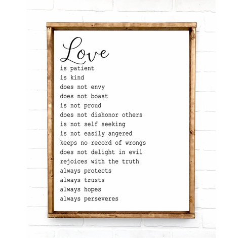 Love Is... | 12x18 | 18x24