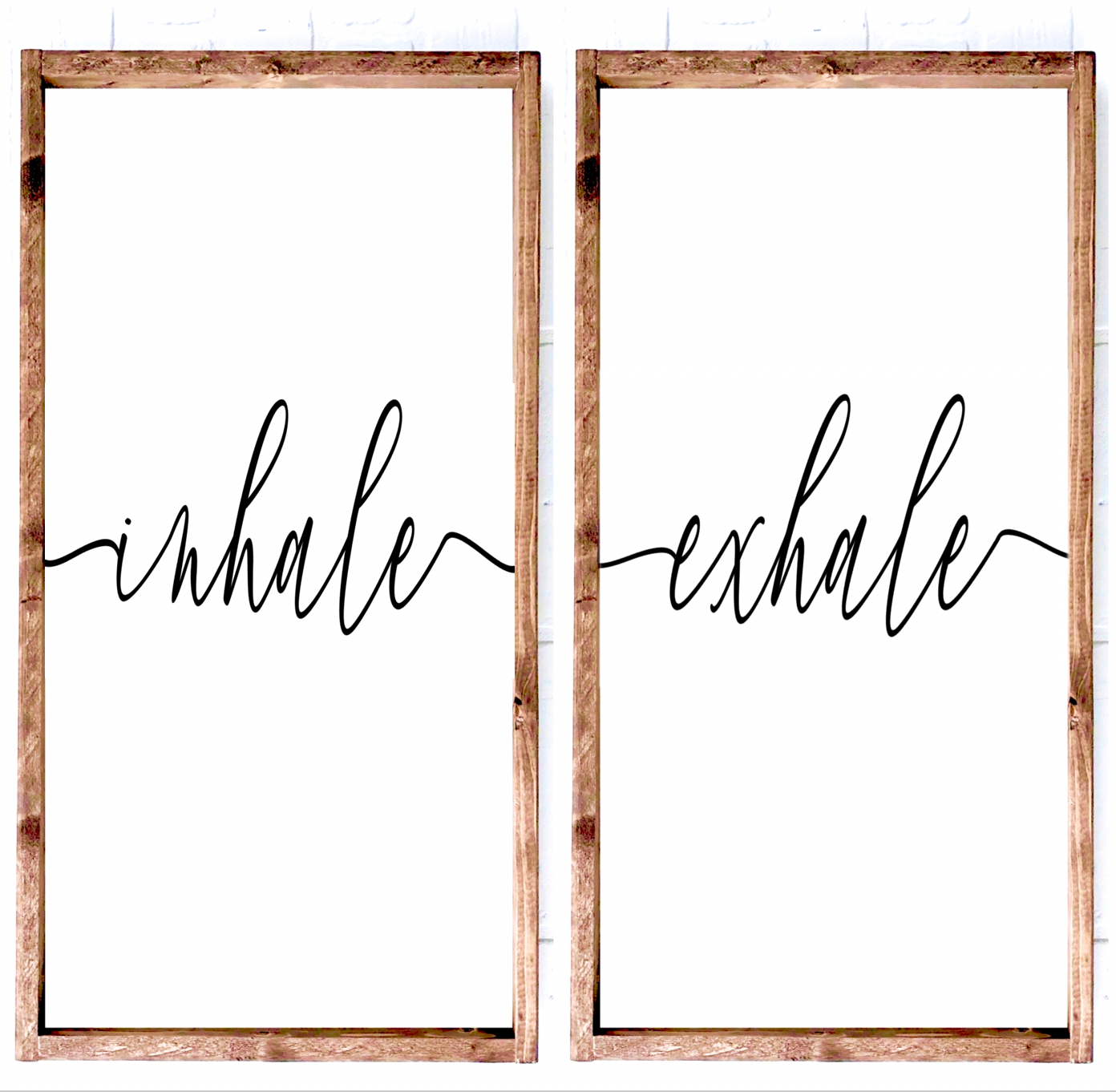 Inhale, Exhale | Sign Set | 12x24