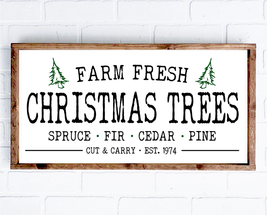 Farm Fresh Christmas Trees | 12x24