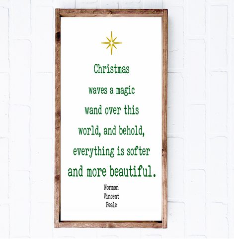 Christmas Quote | 12x24
