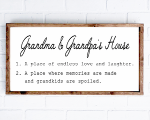Grandma and Grandpa's House | 12x24