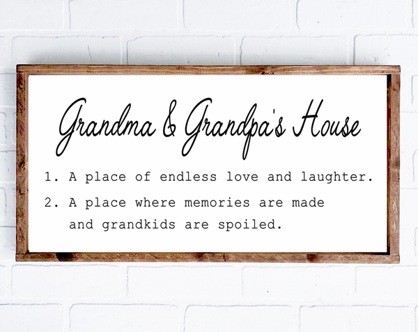 Grandma and Grandpa's House | 12x24