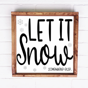 Let it Snow | 12x12