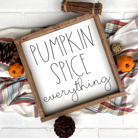 Pumpkin Spice Everything | 12x12