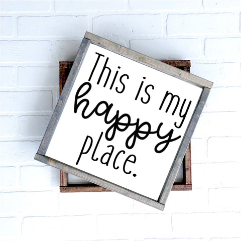 My Happy Place | 12x12