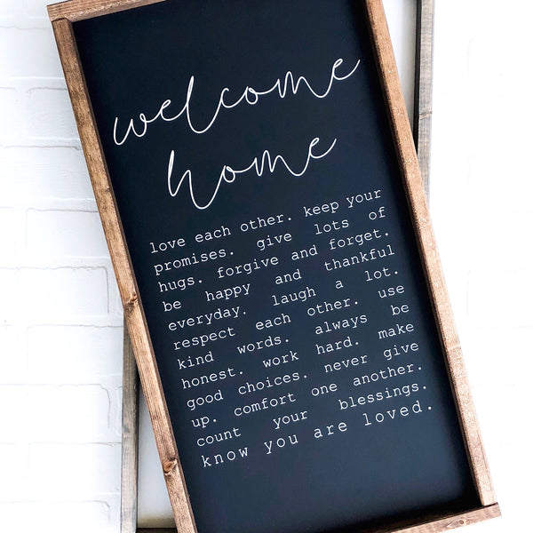 Welcome Home | 12x24