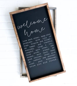 Welcome Home | 12x24